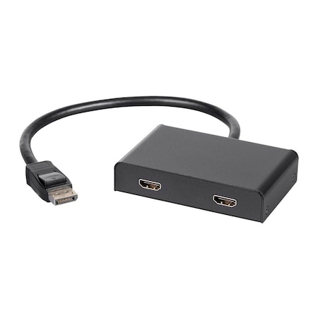 Monoprice 2-Port DisplayPort 1.2 to HDMI Multi-Stream Transport (MST) Hub 21974